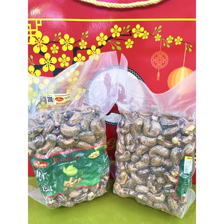 Hạt điều lụa rang muối xuất khẩu hạt to loại 1 hút chân không 500g