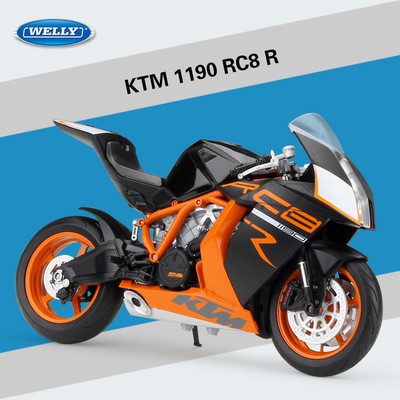 [TF] Mô hình xe moto Welly KTM 1190 RC8 và RC8 R tỷ lệ 1:10