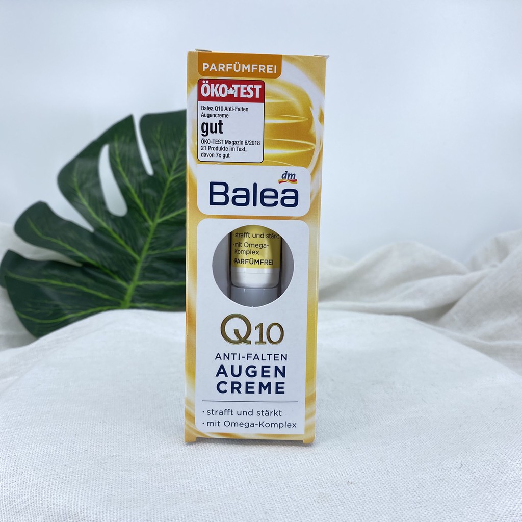 Kem chống lão hóa và chống nhăn vùng mắt Balea Q10 mẫu mới- hàng đức chuẩn