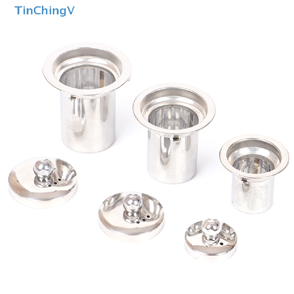 Dụng Cụ Lọc Trà Bằng Thép Không Gỉ Có Thể Tái Sử Dụng