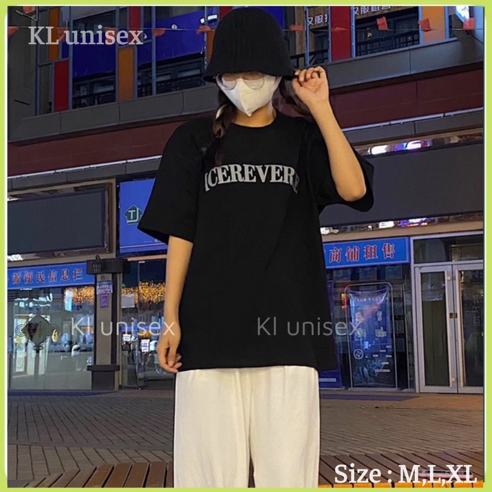 Áo Thun tay lỡ From rộng [ICEREVERIE] KL Unisex