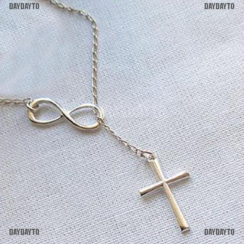 Vòng cổ Mạ Bạc Phối Mặt Hình Thánh Giá Thời Trang