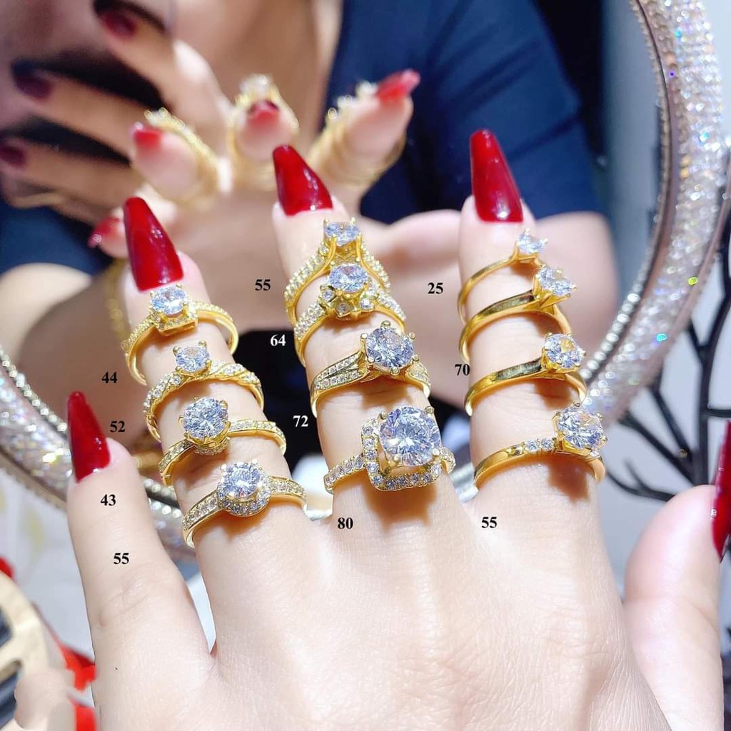 Nhẫn nữ,có giấy của tiệm