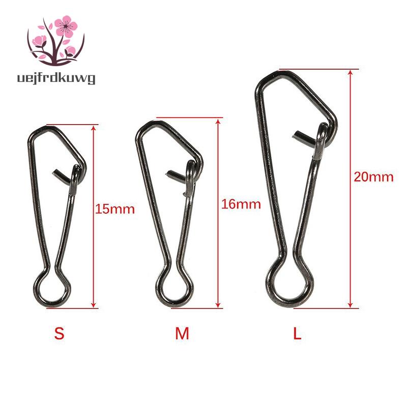 Bộ 100 móc khóa câu cá 16mm chất lượng
