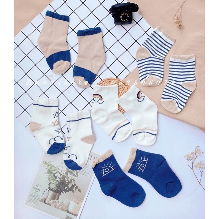 Set 5 vớ cho bé chất đẹp Nemobaby Socks