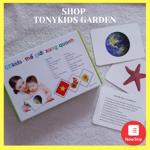 flashcard Glenn Doman thế giới xung quanh GDKids