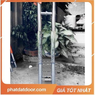 (Hàng có sẵn)-Tay nắm cửa, tay nắm cửa kính inox 304 tim 400 dài 600