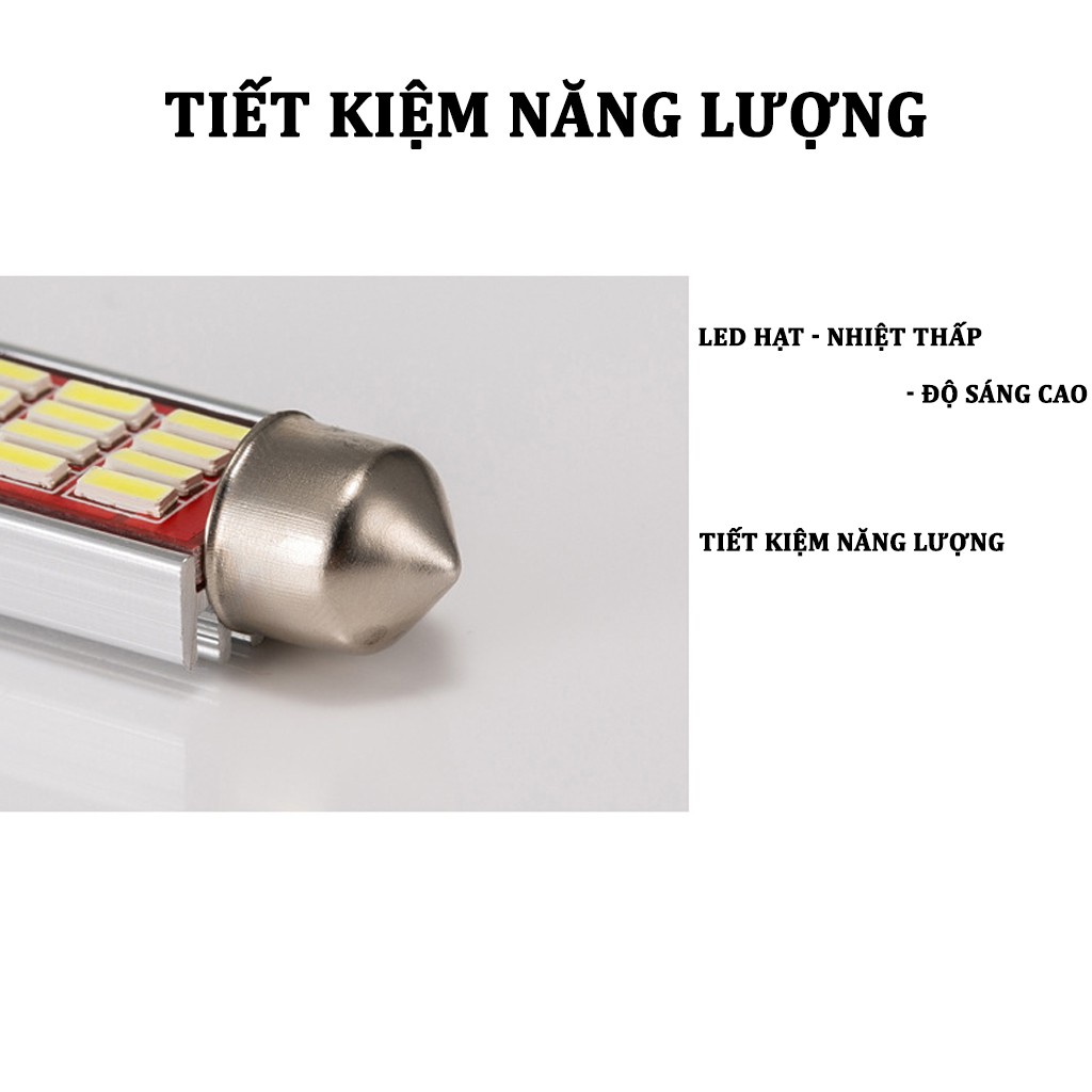 Bóng Đèn Led Trần Ô Tô YOBIS 2 Đui Gắn Nội Thất