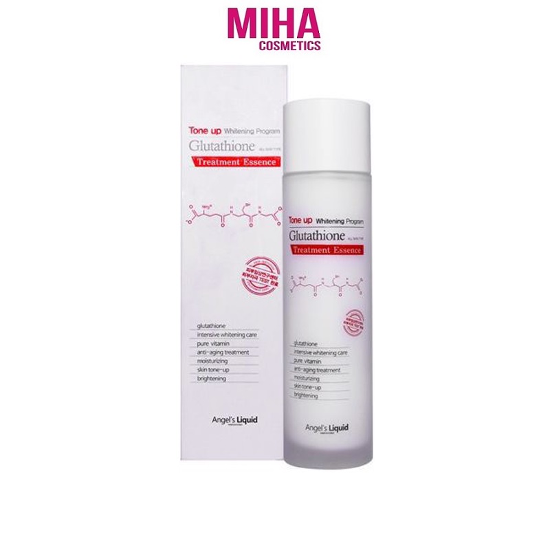 Nước Thần Dưỡng Trắng Da Mờ Thâm Nám Angel's Liquid 7Day Tone Up Whitening Program Glutathione Treatment Essence 150ml
