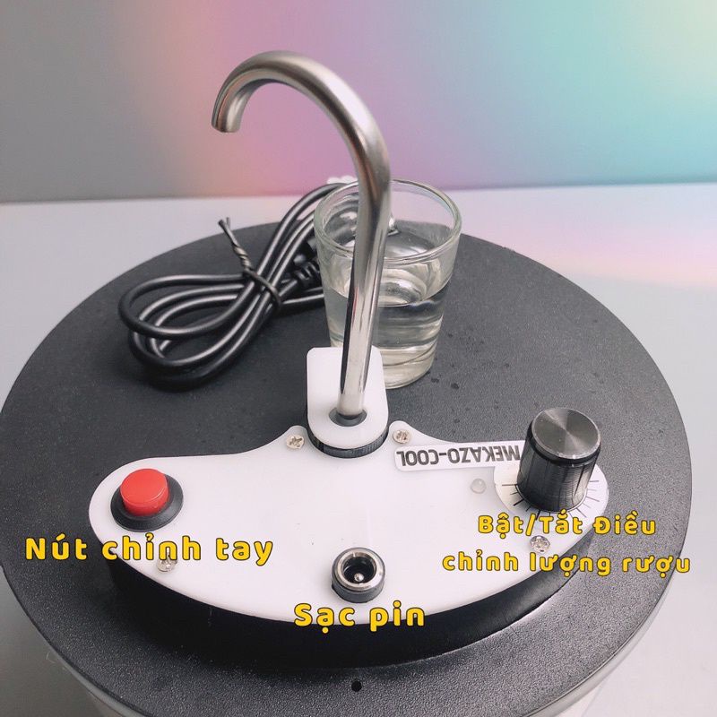 Bình Rót Rượu Cảm Ứng Tự Động Thông Minh ⚡ 𝐅𝐑𝐄𝐄 𝐒𝐇𝐈𝐏 ⚡ Máy Rót Rượu Cảm Ứng Thông Minh 1.5L Có Ngăn Làm Mát Tặng Gáo Múc