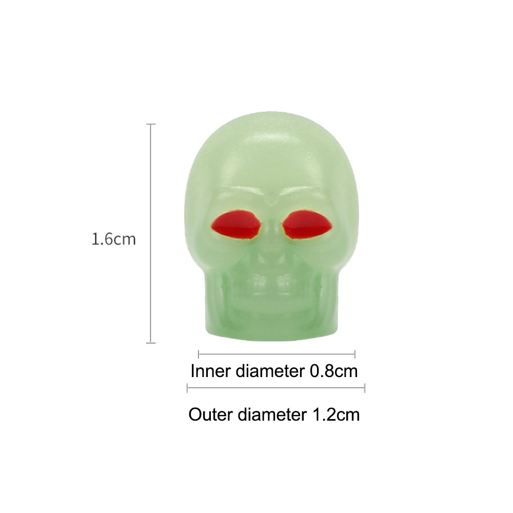 Nắp van bánh xe KEVANLY bằng nhựa dạ quang chống bụi thông dụng