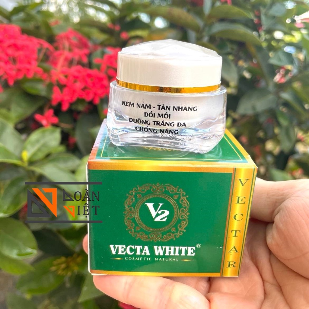 Kem FACE Vecta White V1, V2,V3, V4 - Thâm nám,Tàn nhang, Liền sẹo,phục hồi da ,Ngừa nếp nhăn, Se khit lỗ chân lông