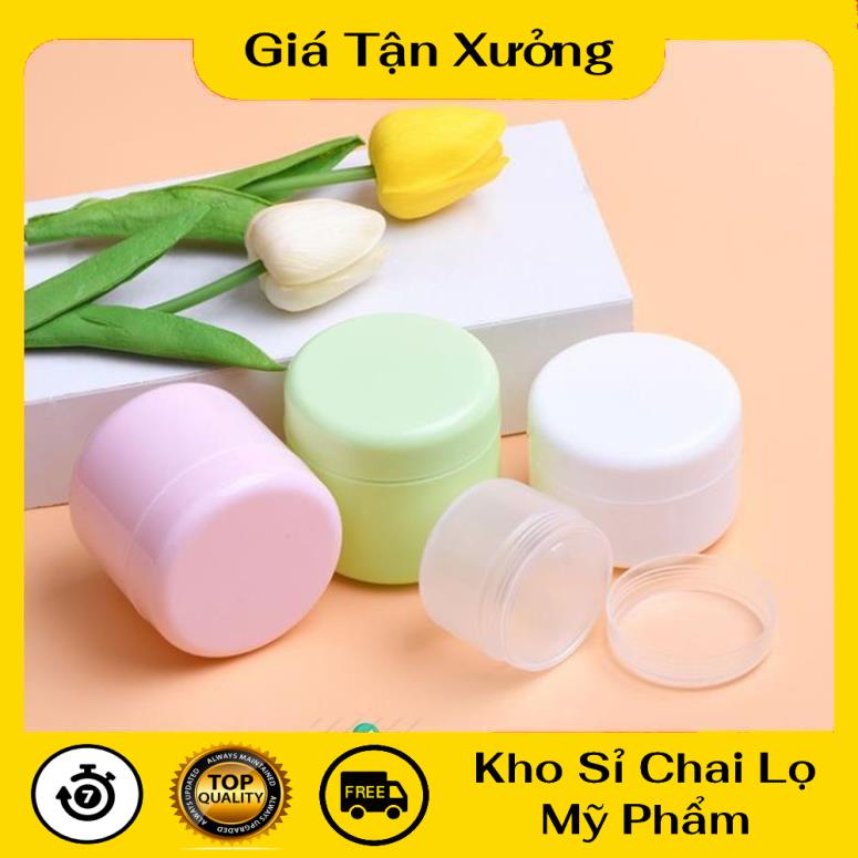 Hủ Đựng Kem ❤ TRÙM SỈ ❤ Hũ chiết kem Hồng Thái 100g đựng mỹ phẩm , phụ kiện du lịch