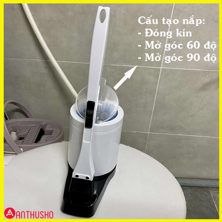 Cọ Vệ Sinh Chà Bồn Cầu Toilet Nhà Tắm diệt vi khuẩn ANTHUSHO - Đầu cọ dùng 1 lần