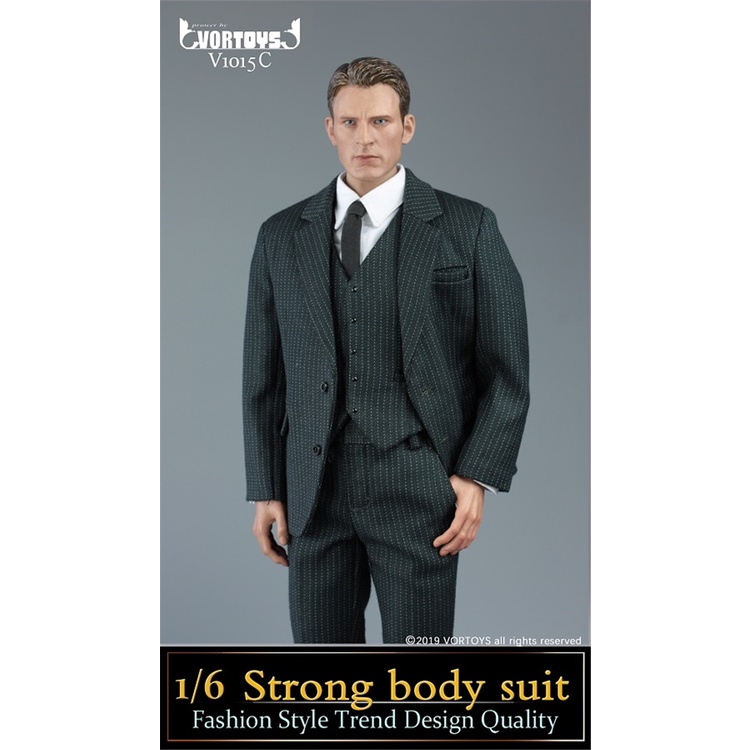 Mô hình trang phục Nam 1/6 Vest Suit V1015 - Hãng VORTOYS