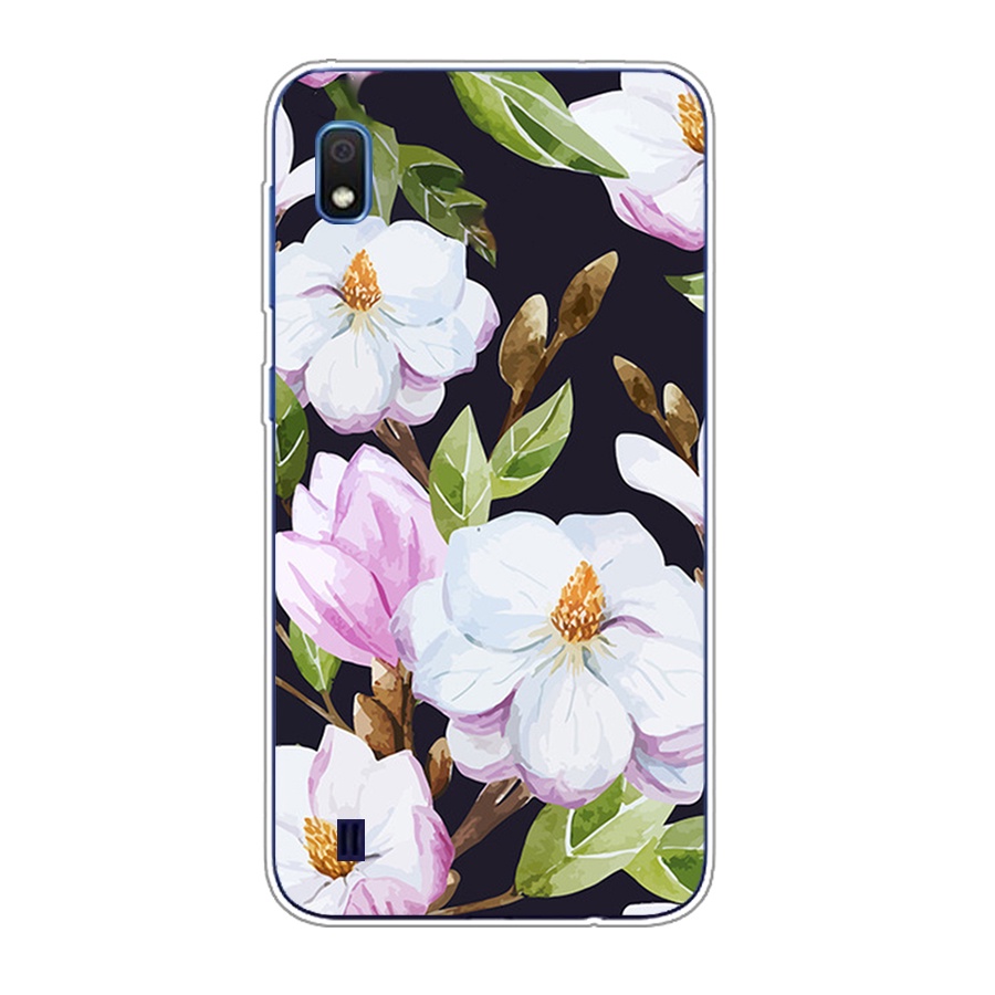 Ốp Điện Thoại TPU Dẻo In Họa Tiết Bông Hoa Xinh Xắn Cho Samsung Galaxy a01 core  / a2 core / a10 / a10e / m01 core A8