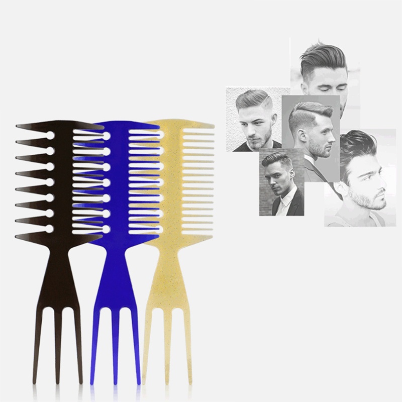 Lược Chải Tạo Kiểu Tóc Hai Mặt Phong Cách Retro Cho Nam