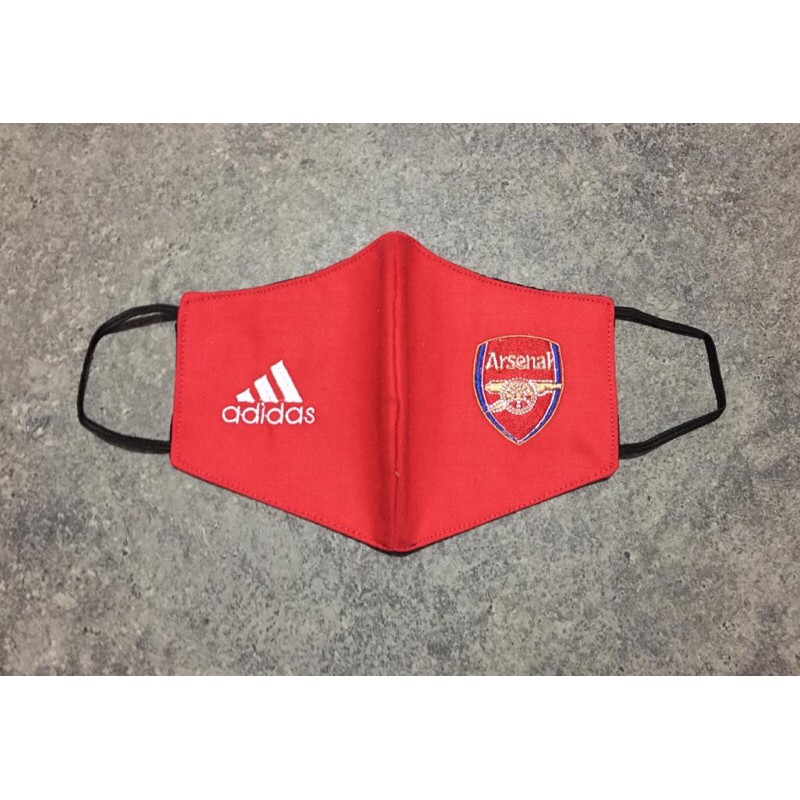 Khẩu Trang Cotton Thêu Họa Tiết Arsenal 3 Độc Đáo