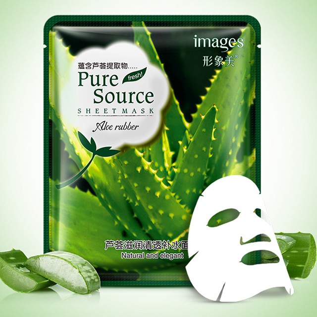 Mặt nạ giữ ẩm làm sáng da Pure Source-images ( 1 miếng)