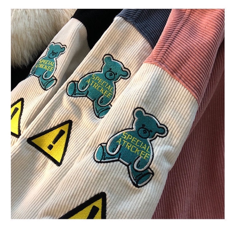 Áo Khoác Bomber Jacket Unisex Nhung Tăm 2 Lớp Có Mũ