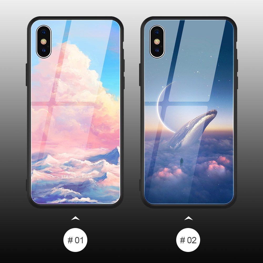 Ốp điện thoại kính họa tiết độc đáo cho XIAOMI MI 11 LITE 11 PRO MI 10 PRO XIAOMI MI 8 PRO 8 LITE 8 SE MI 9 SE PRO MI 10T 10 LITE
