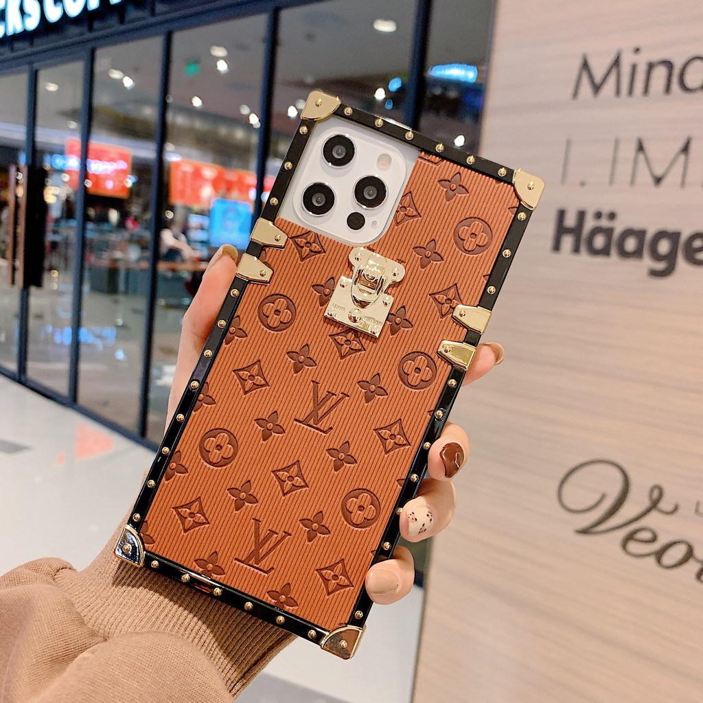 OPPO Case Reno 6 Reno 6 Pro 5Z 5F A54 A55 A74 F19 A94 Luxury Fashion LV Square Tide Brand Mobile Phone Case