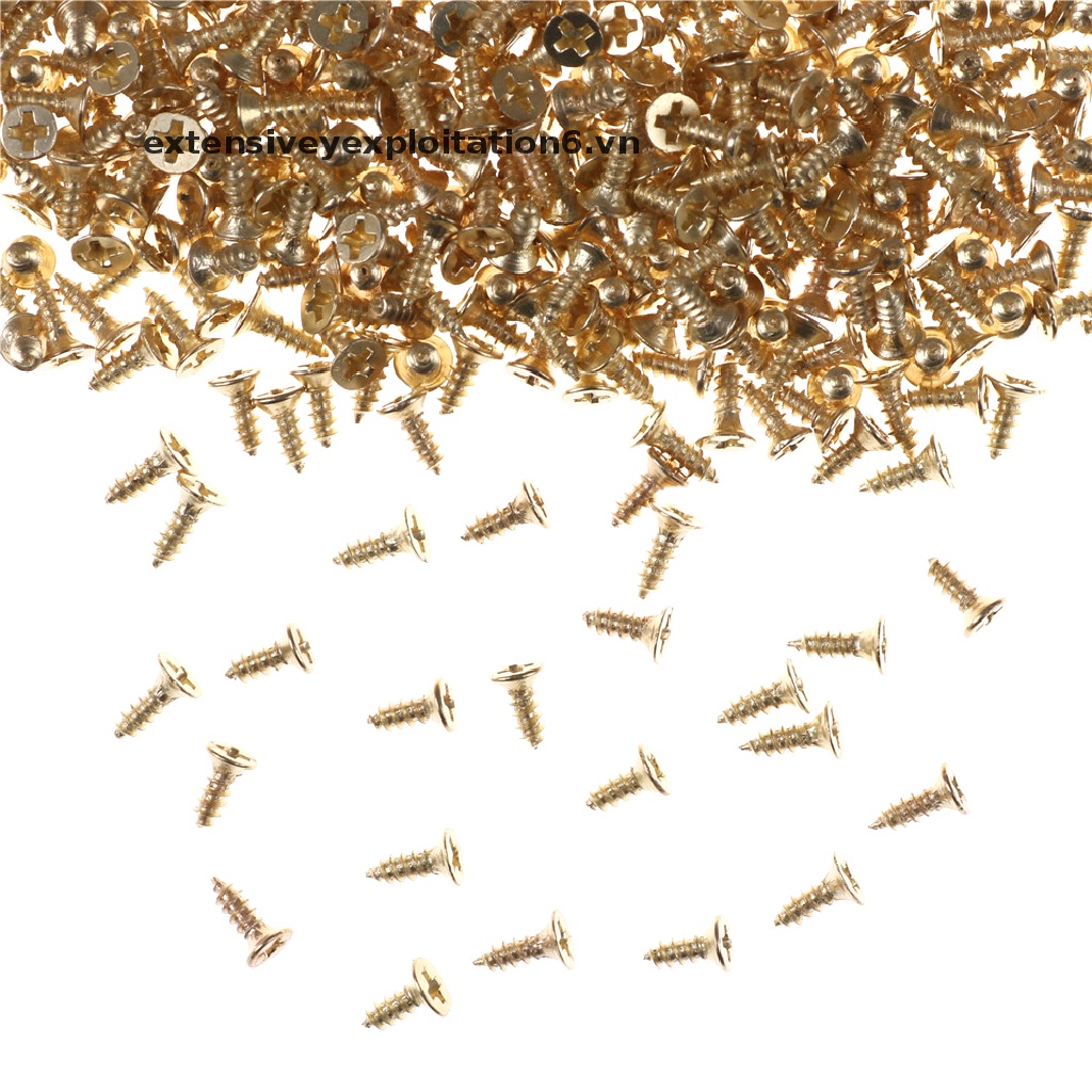 Vít ren đồng thau phẳng tự cắt tiện lợi