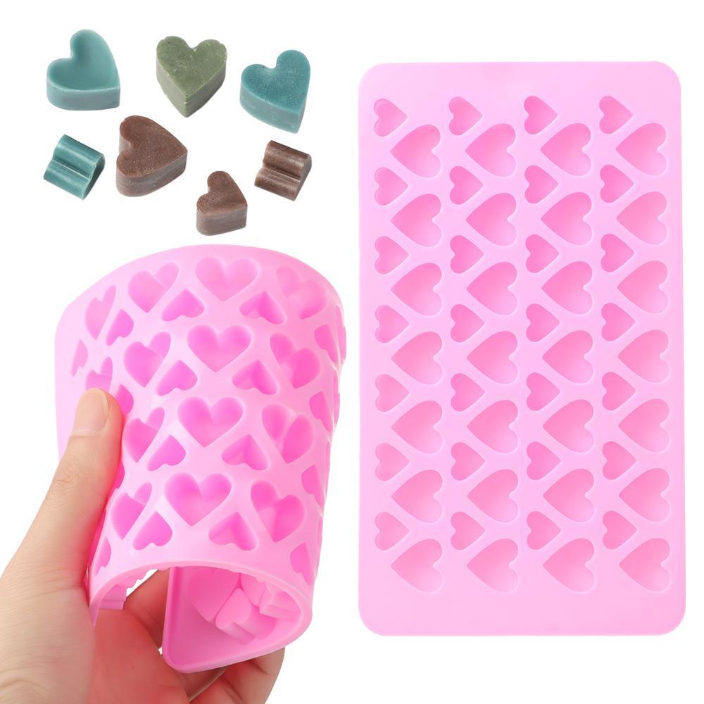 Khuôn Silicone Làm Bánh Tạo Hình Trái Tim 3D Độc Đáo Tiện Dụng