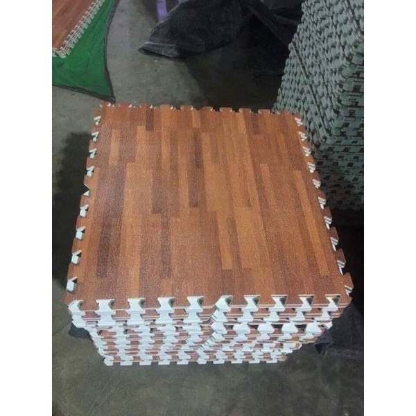 Cốp 6 Tấm Thảm Xốp Ghép Màu Vân Gỗ