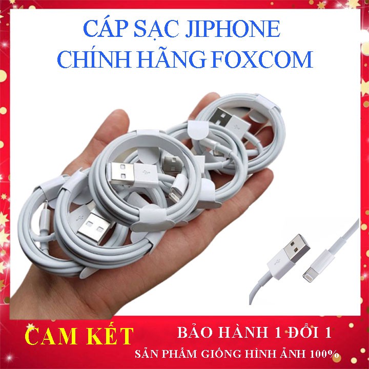 [Giá Sỉ - Siêu Rẻ] Cáp sạc dành cho Ip, dây sạt Lightning Fox.com , cap sat, day xạc ip chân dẹt dòng điện ổn định