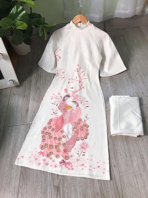 Vải may áo dài gấm ép loại 1