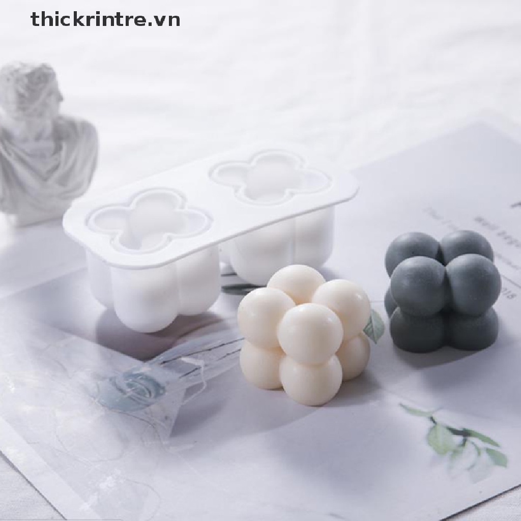 Khuôn Làm Nến Thơm 3D Bằng Silicone DIY
