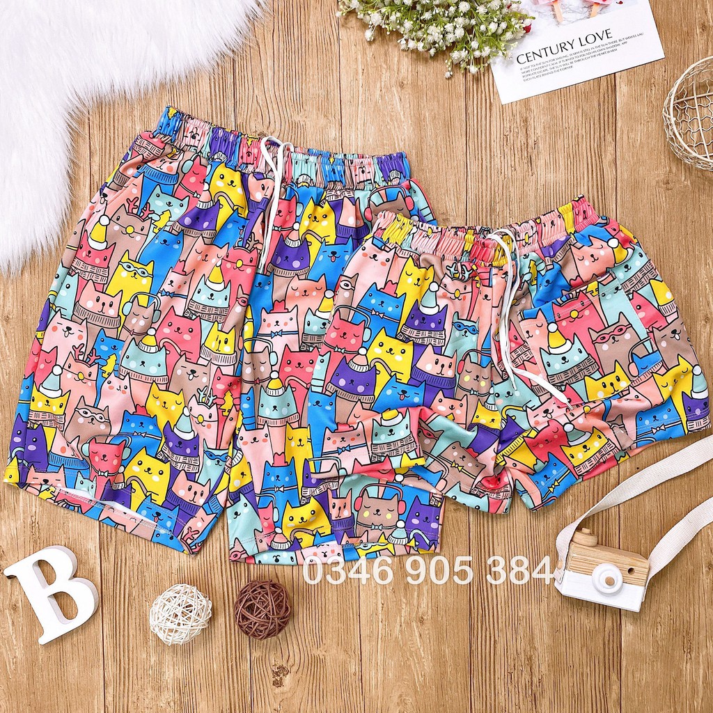 Quần Đi Biển Nhóm Nam Nữ Vải Katesilk | BigBuy360 - bigbuy360.vn