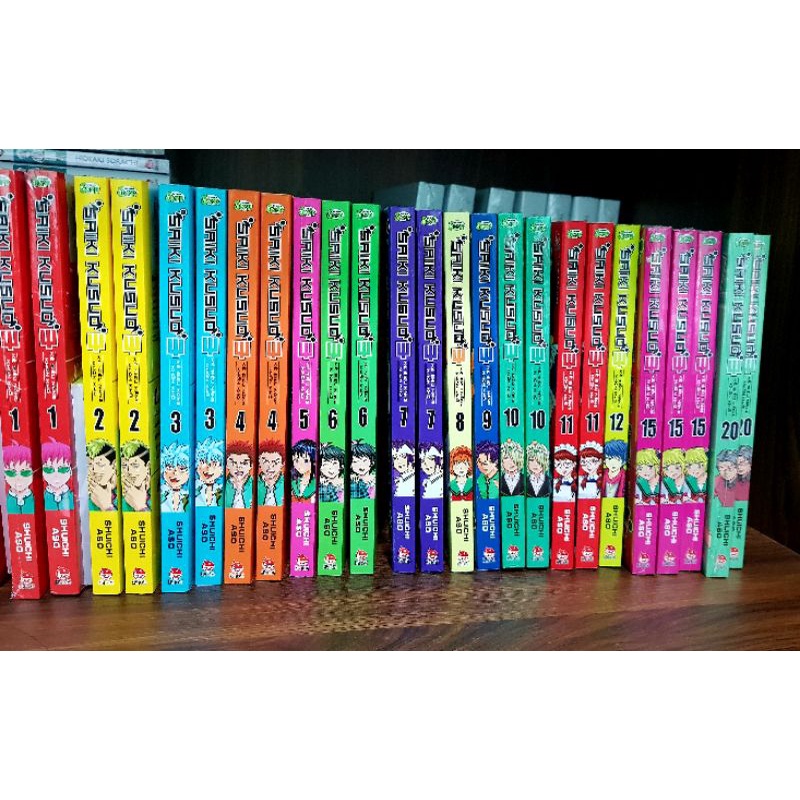 Bộ sổ Saiki Kusuo - Kẻ siêu năng khốn khổ (1 - 23)