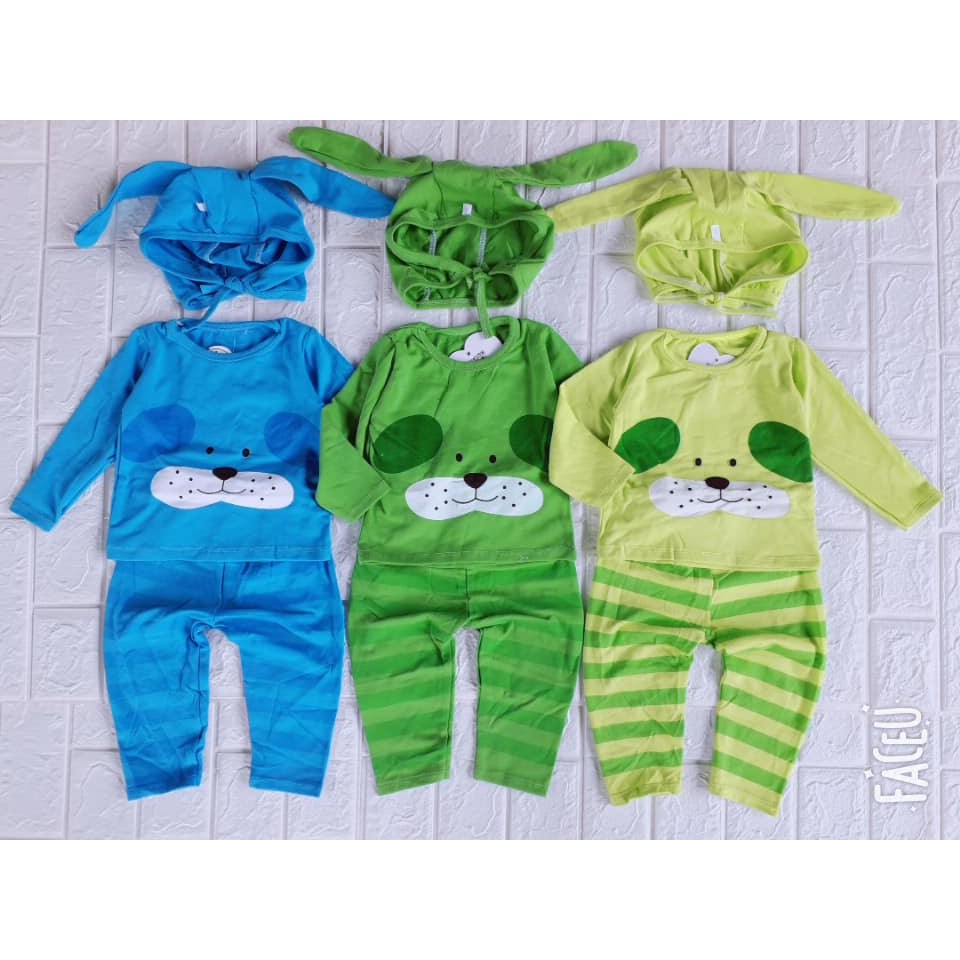 Set Bộ Body Rời kèm mũ Tai Thỏ Cho bé (5-15,5kg)