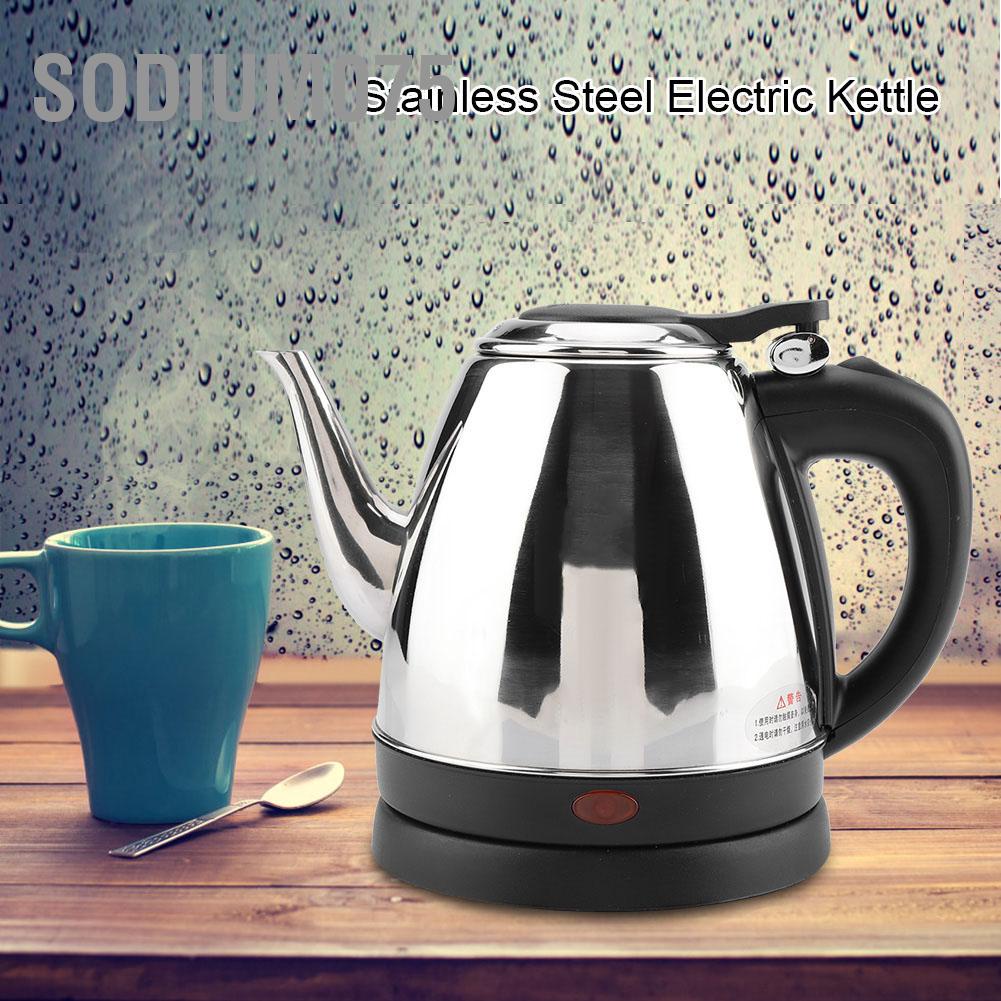 Có thể bán buôn Ấm Đun Nước Siêu Tốc Bằng Thép Không Gỉ 1.2L sodium075 Hàng giao ngay