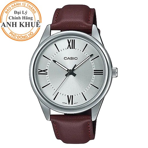 Đồng hồ nam dây da Casio Anh Khuê MTP-V005L-7B5UDF