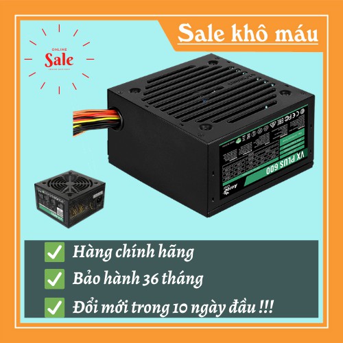 Nguồn Aercool 600W VX PLUS 500 230V N-PFC