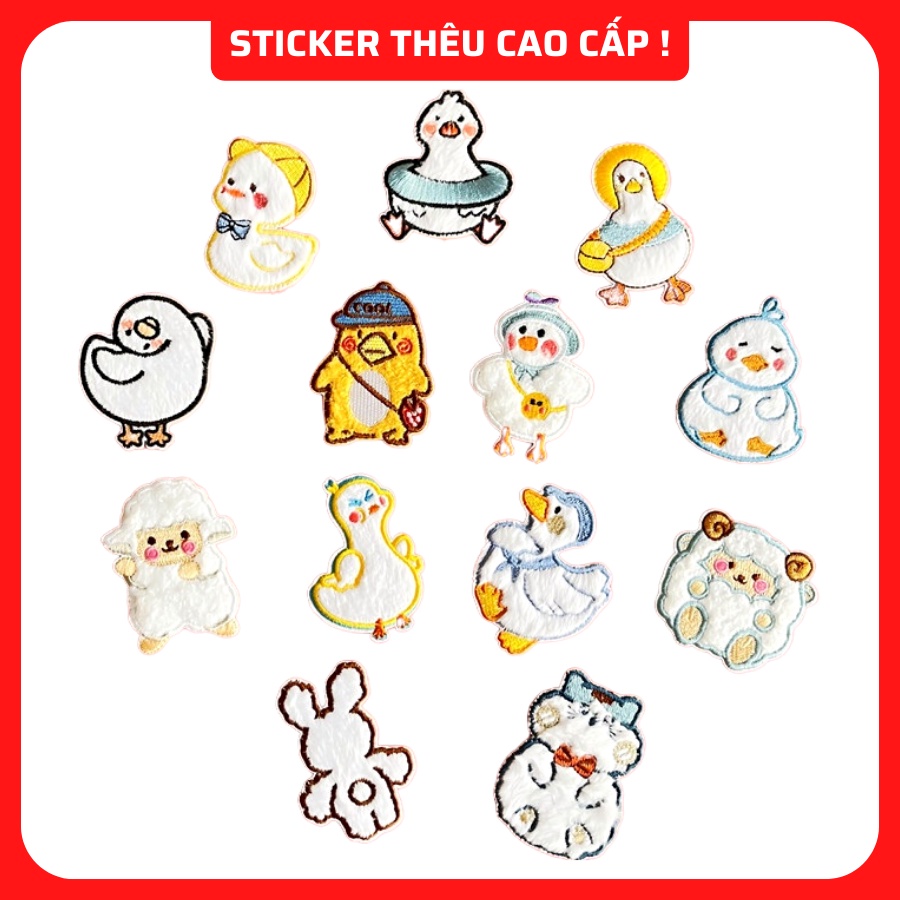 Sticker ủi quần áo - CÓ SẴN KEO ỦI - dùng làm miếng vá ủi quần áo,phụ kiện trang trí quần áo, balo, giày,nón