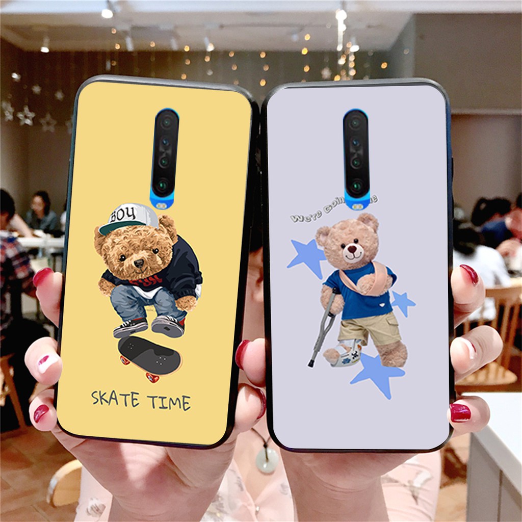 [HÀNG MỚI VỀ]ỐP LƯNG XIAOMI REDMI K20/K20 PRO/K30/MI 9T IN HÌNH GẤU BỰ CỰC ĐÁNG YÊU