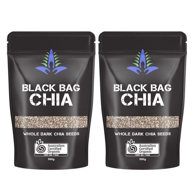 Hạt chia đen ÚC Absolute Organic Chia Seeds túi 500g giúp giảm cân, thanh lọc cơ thể, dinh dưỡng golovinshop