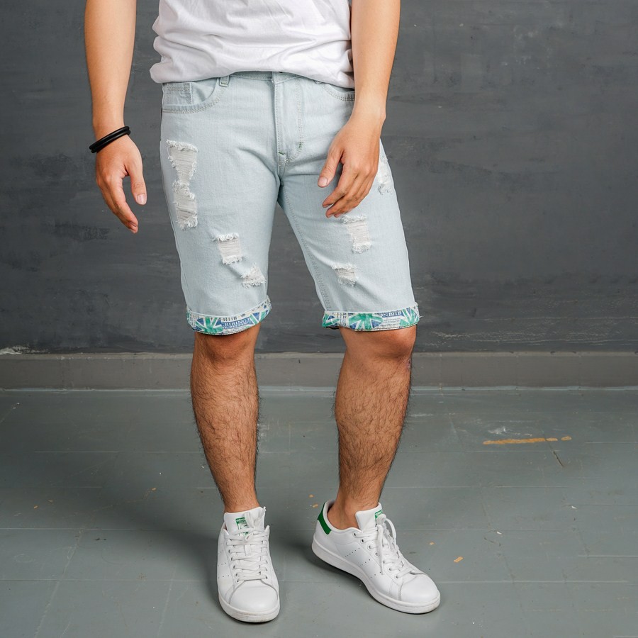 Quần short jean nam Tronshop TS37 (Xanh) | BigBuy360 - bigbuy360.vn