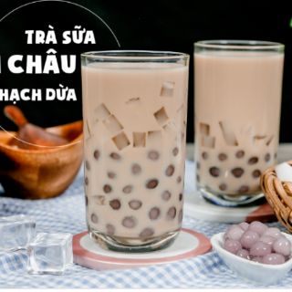Hương   dừa cho vào thạch dừa thô