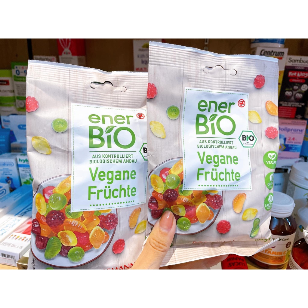 Kẹo dẻo hoa quả hữu cơ EnerBio Đức