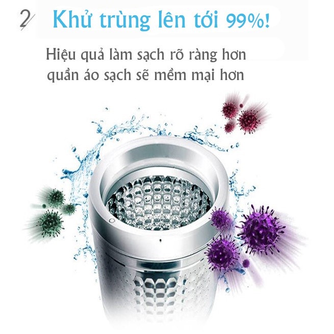 Viên tẩy lồng giặt Viên vệ sinh máy giặt loại sạch cặn bẩn vi khuẩn mùi hôi, Hộp 12 viên tẩy lồng máy giặt