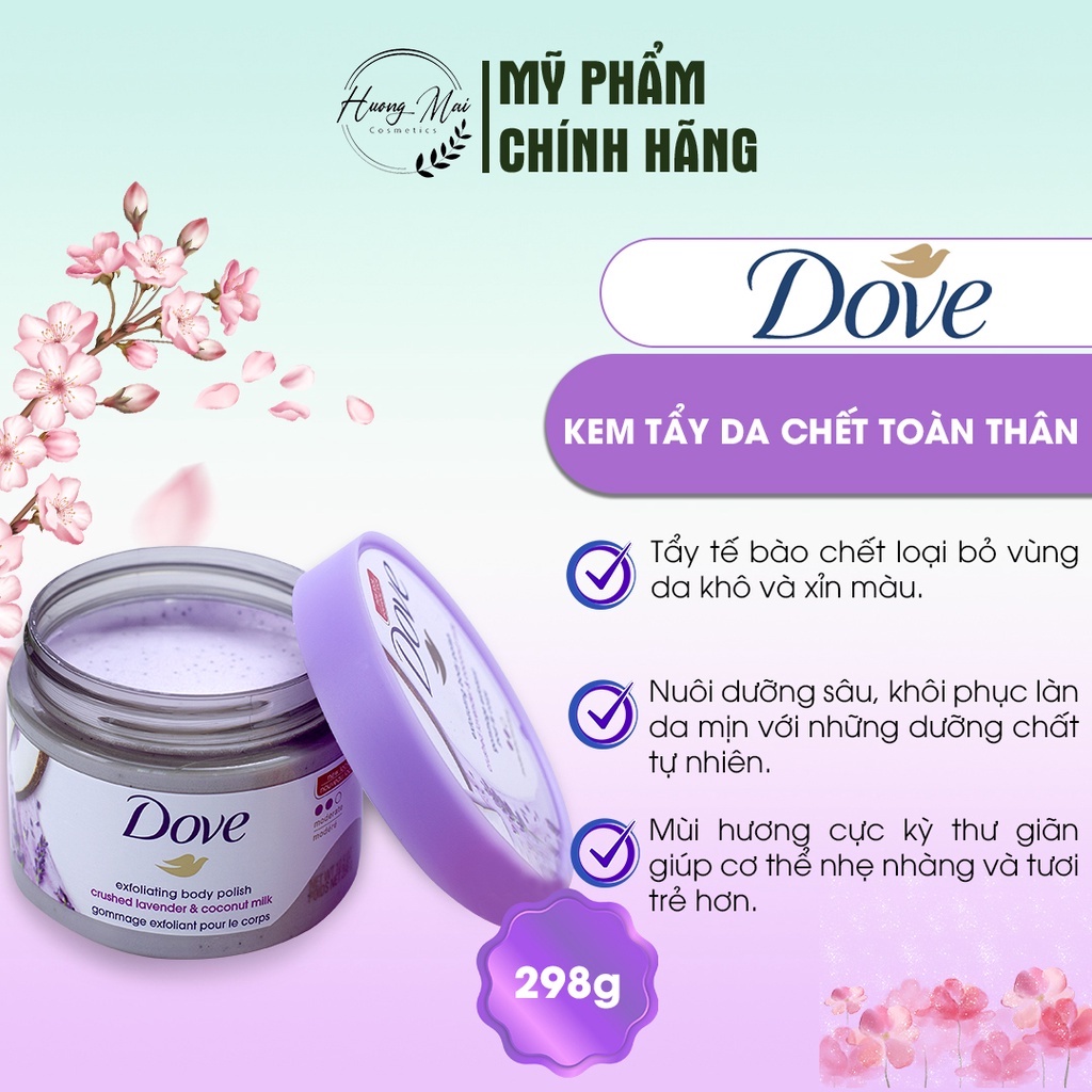 Kem Tẩy Da Chết Body Dove Các Loại