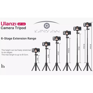[Mã SKAMSALE0123 giảm 10% đơn 200k] TRIPOD ULANZI MT-34