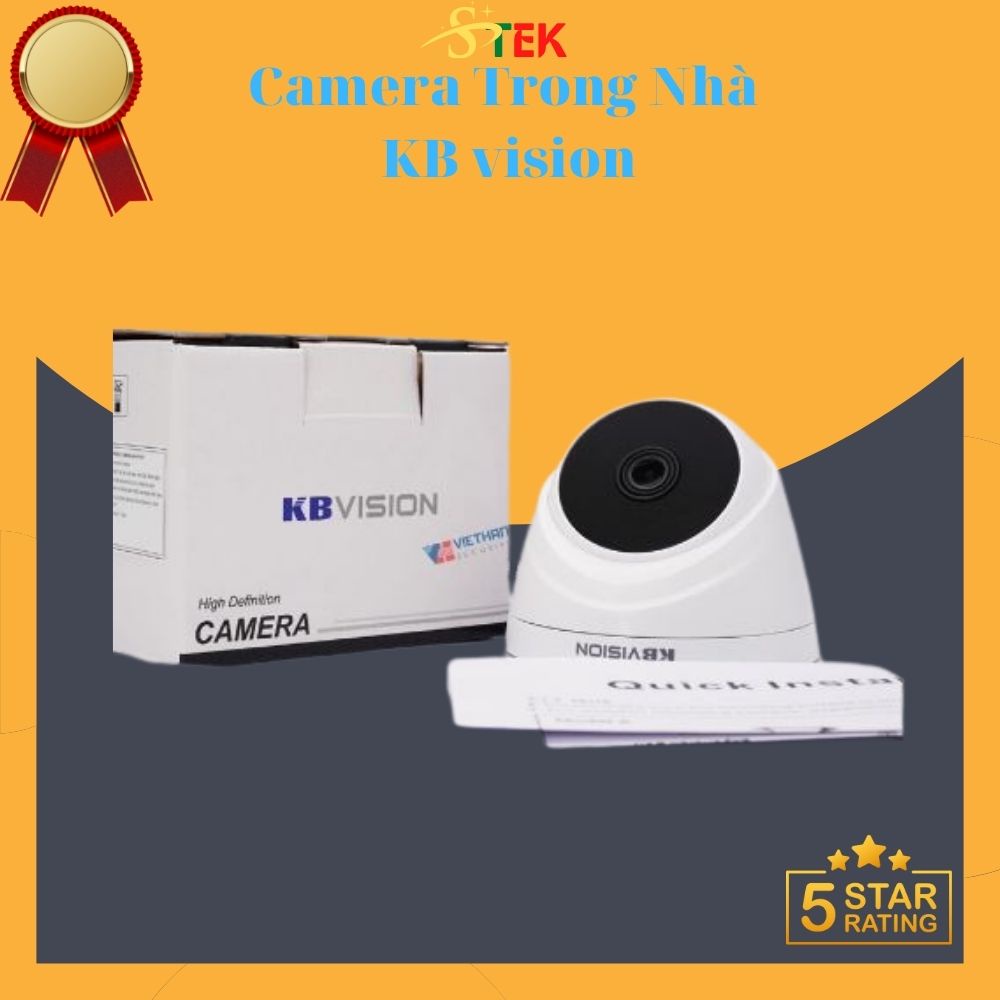 Camera KBvision Giám Sát Trong Nhà, OSD Menu Điều Chỉnh Từ Xa, Cảm Biến Ngày/Đêm BH 12 Tháng