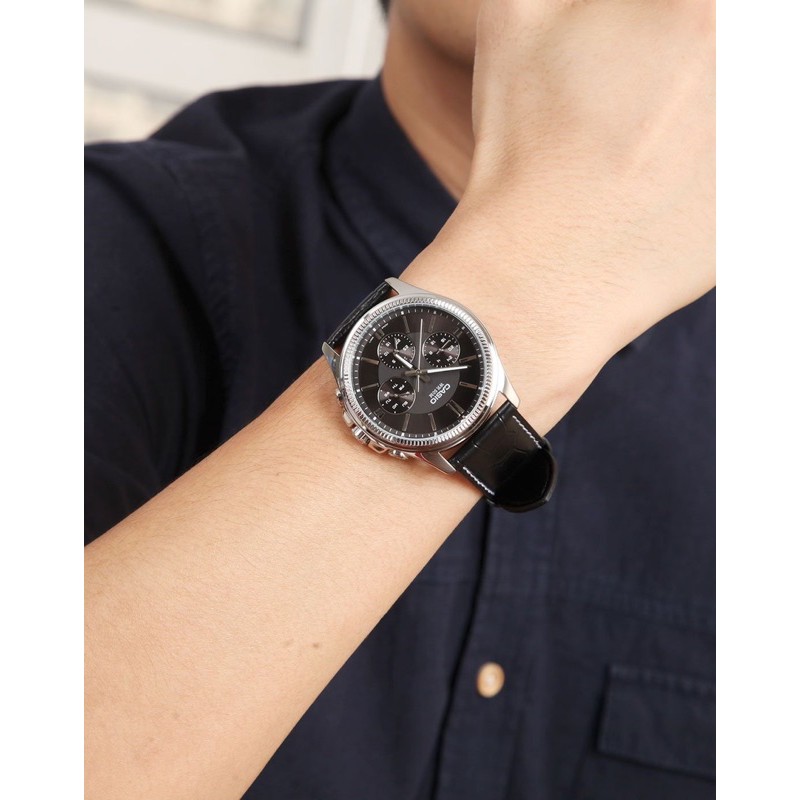 Đồng hồ nam dây da Casio Anh Khuê MTP-1375L-1AVDF