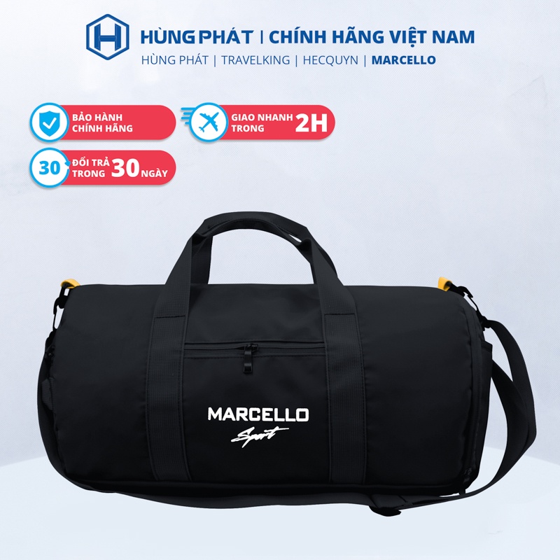 [Mã LT50 giảm 50k đơn 250k] MARCELLO - Túi trống tập gym Túi du lịch thời trang size lớn có ngăn để giày đa năng T100